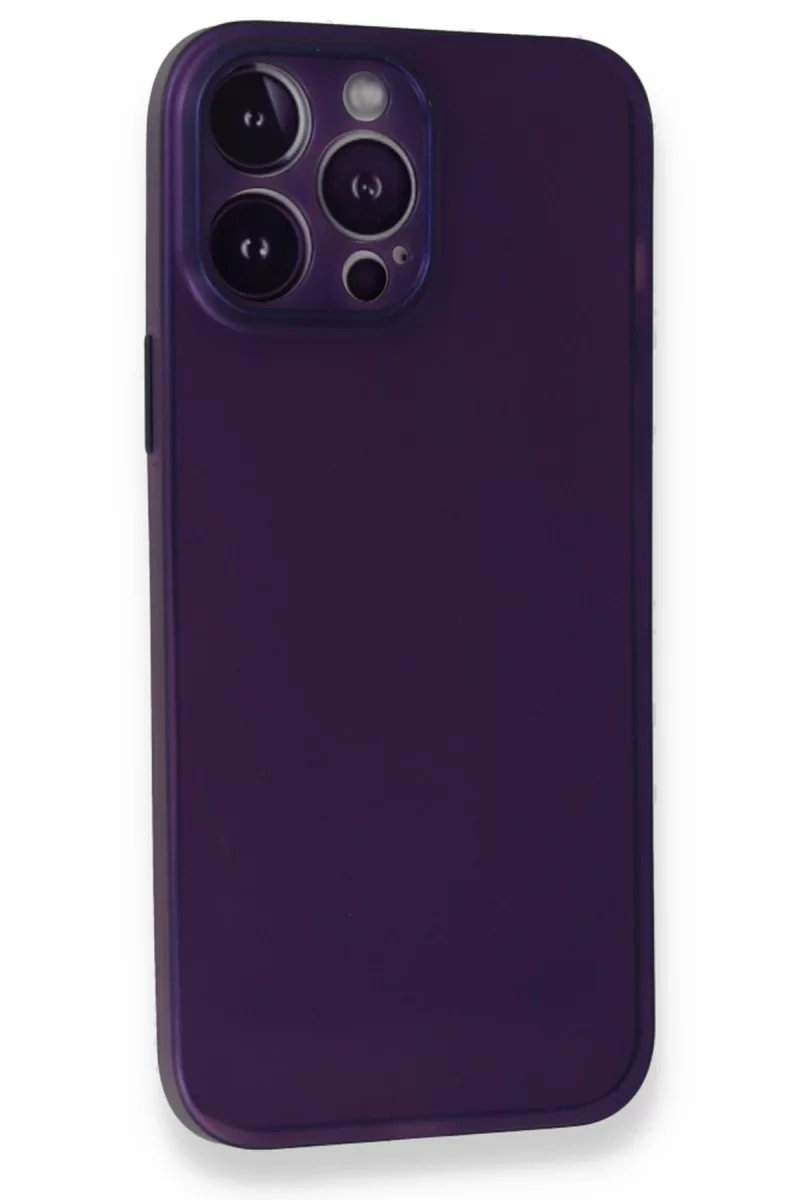 Newface Apple iPhone 14 Pro Max Kılıf PP Ultra İnce Kapak - Mor