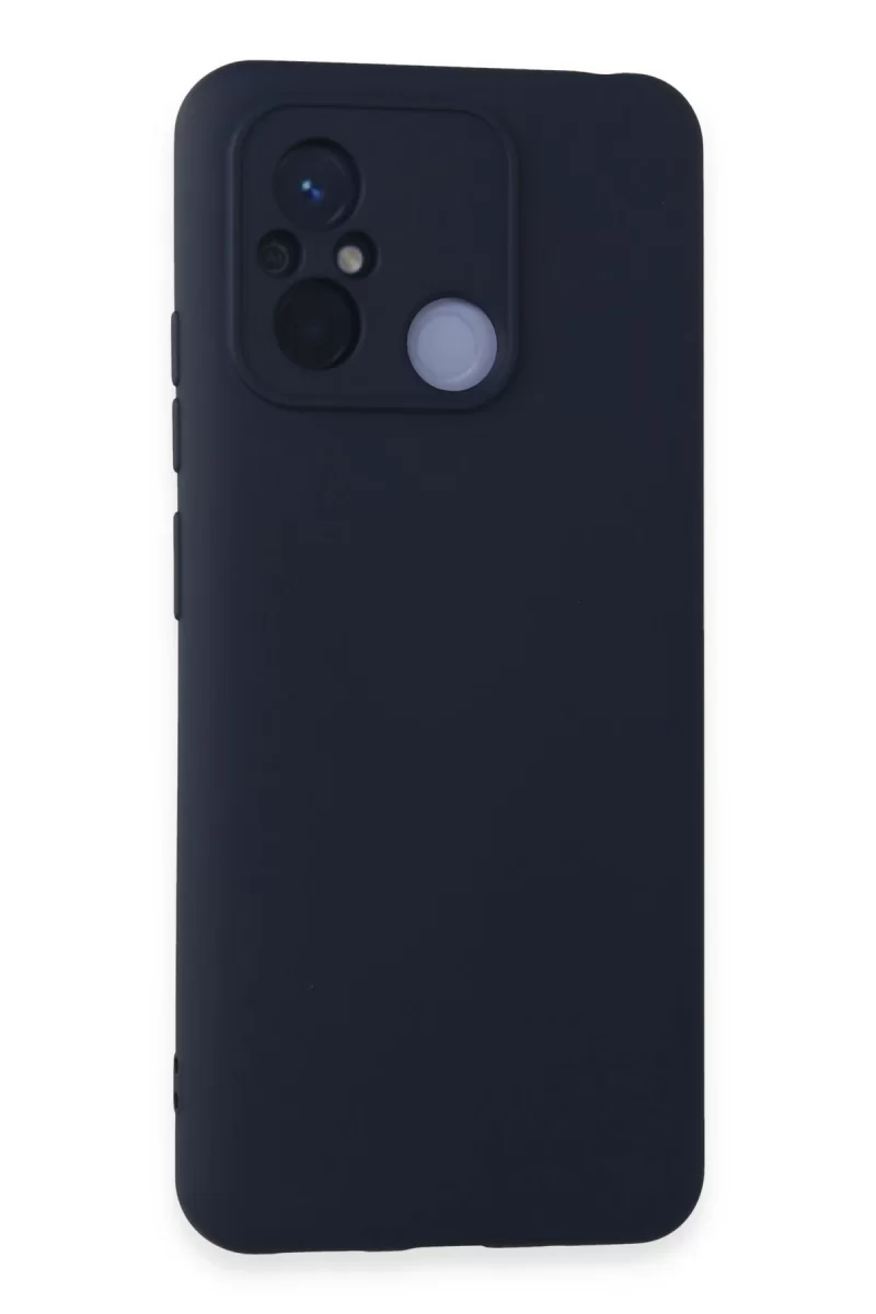 Newface Xiaomi Redmi 12C Kılıf Nano içi Kadife Silikon - Lacivert