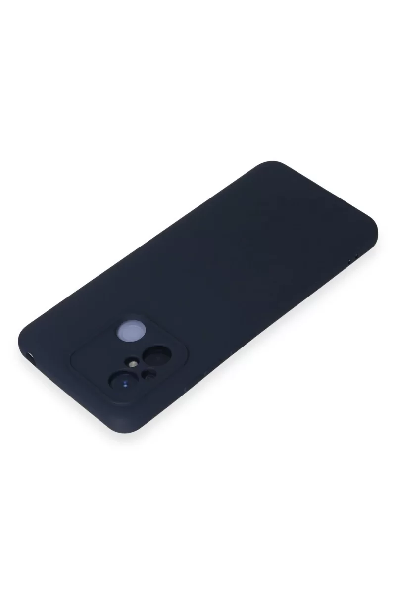 Newface Xiaomi Redmi 12C Kılıf Nano içi Kadife Silikon - Lacivert