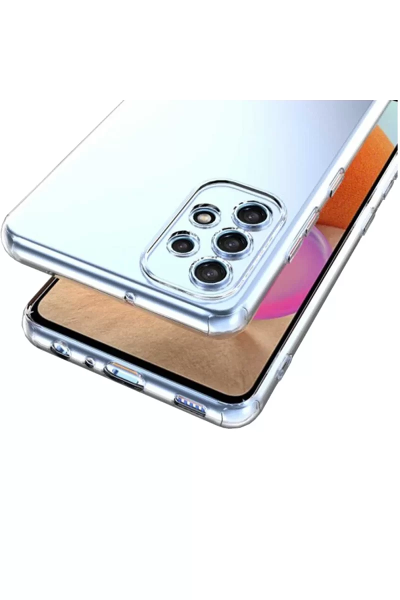 Newface Samsung Galaxy A23 4G Kılıf Lüx Şeffaf Silikon