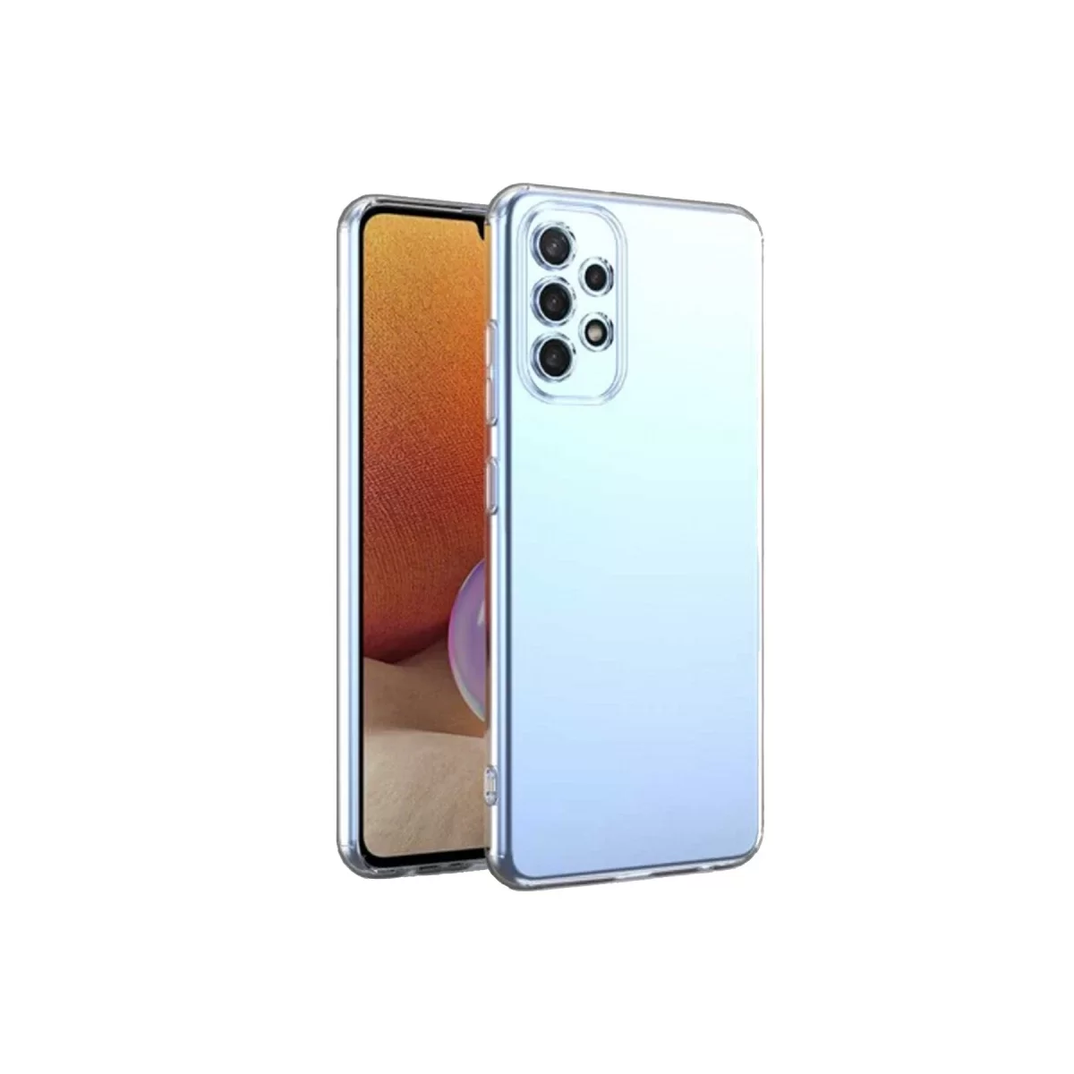 Newface Samsung Galaxy A23 4G Kılıf Lüx Şeffaf Silikon