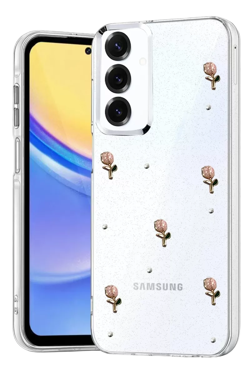 Newface Samsung Galaxy A24 4G Fiyonk Desenli Kapak - Desen 6