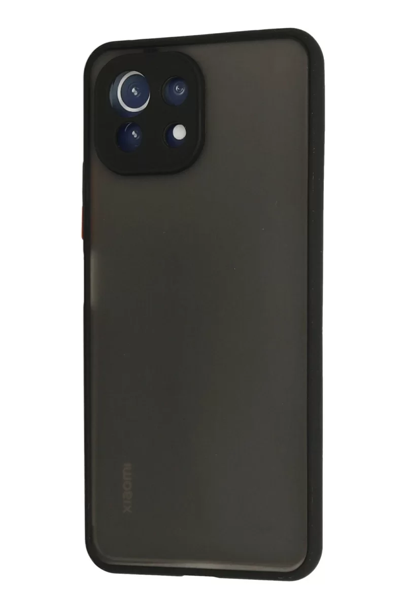 Newface Xiaomi Mİ 11 Lite Kılıf Montreal Silikon Kapak - Siyah