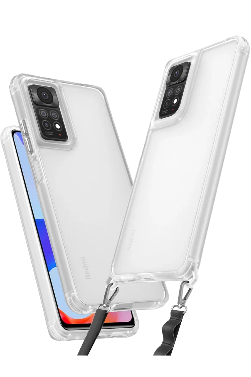 Newface Xiaomi Redmi Note 11 Pro Kılıf Penta Silikon Kılıf - Şeffaf