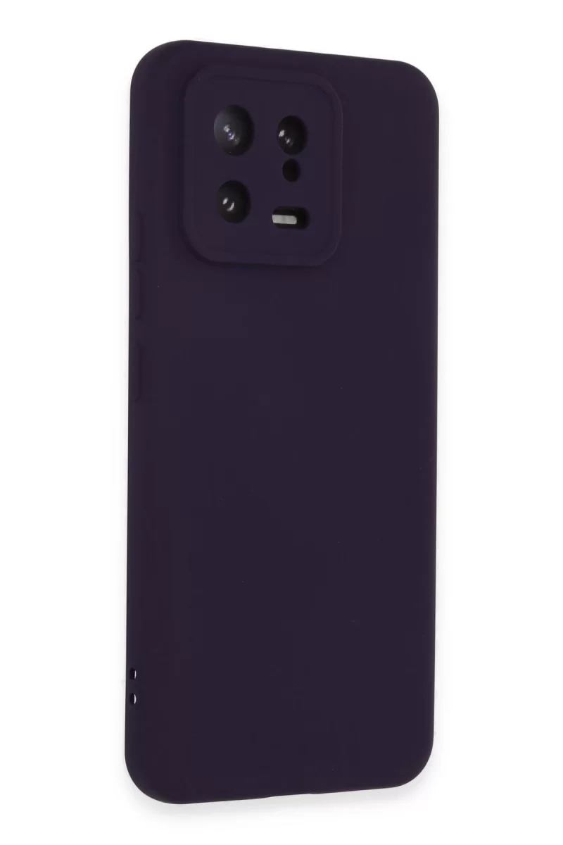 Newface Xiaomi Mi 13 Kılıf Nano içi Kadife Silikon - Mor