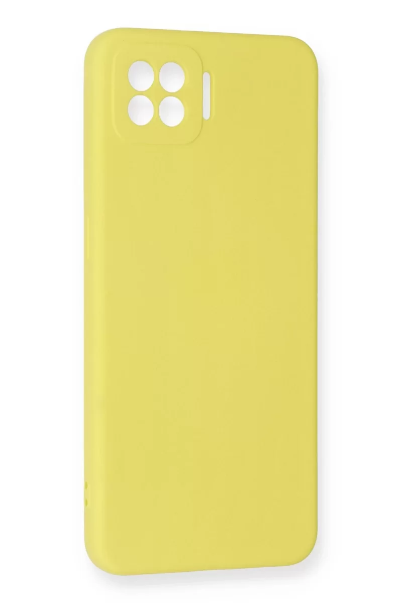 Newface Oppo A73 Kılıf Nano içi Kadife Silikon - Sarı