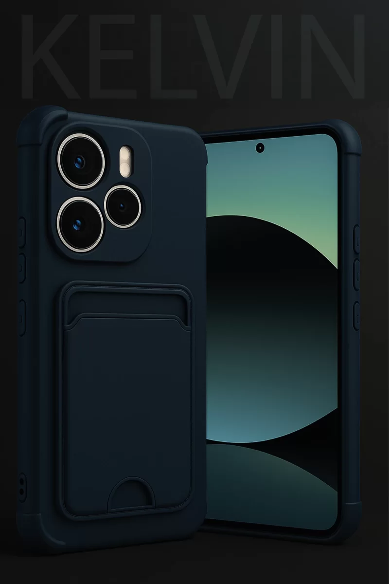 Newface Xiaomi Redmi Note 14 4G Kelvin Kartvizitli Silikon - Lacivert