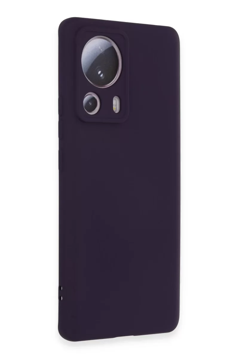 Newface Xiaomi Mi 13 Lite Kılıf Nano içi Kadife Silikon - Mor