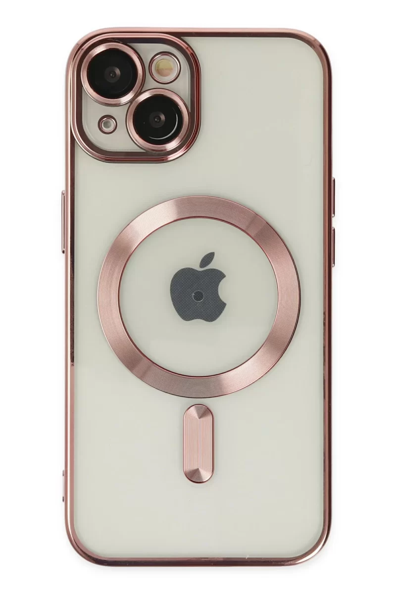Newface Apple iPhone 14 Plus Kılıf Kross Magneticsafe Kapak - Rose