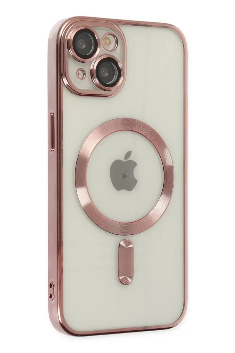 Newface Apple iPhone 14 Plus Kılıf Kross Magneticsafe Kapak - Rose
