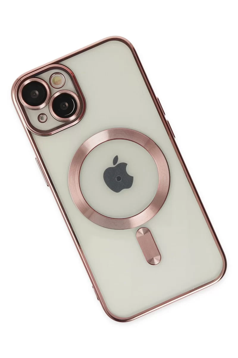 Newface Apple iPhone 14 Plus Kılıf Kross Magneticsafe Kapak - Rose