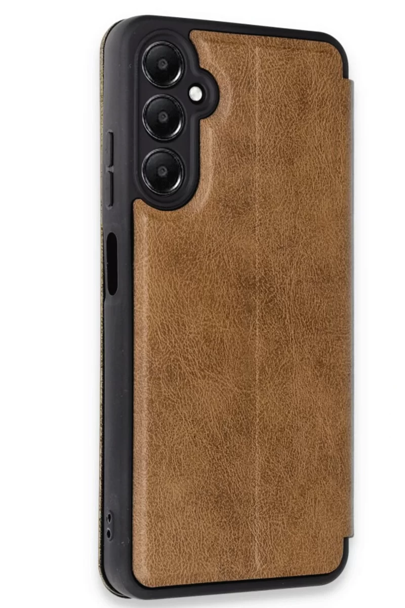 Newface Samsung Galaxy A36 Kılıf Flip Cover - Taba