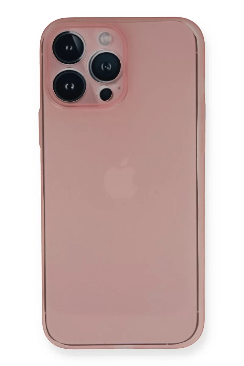 Newface Apple iPhone 14 Pro Kılıf PP Ultra İnce Kapak - Pembe