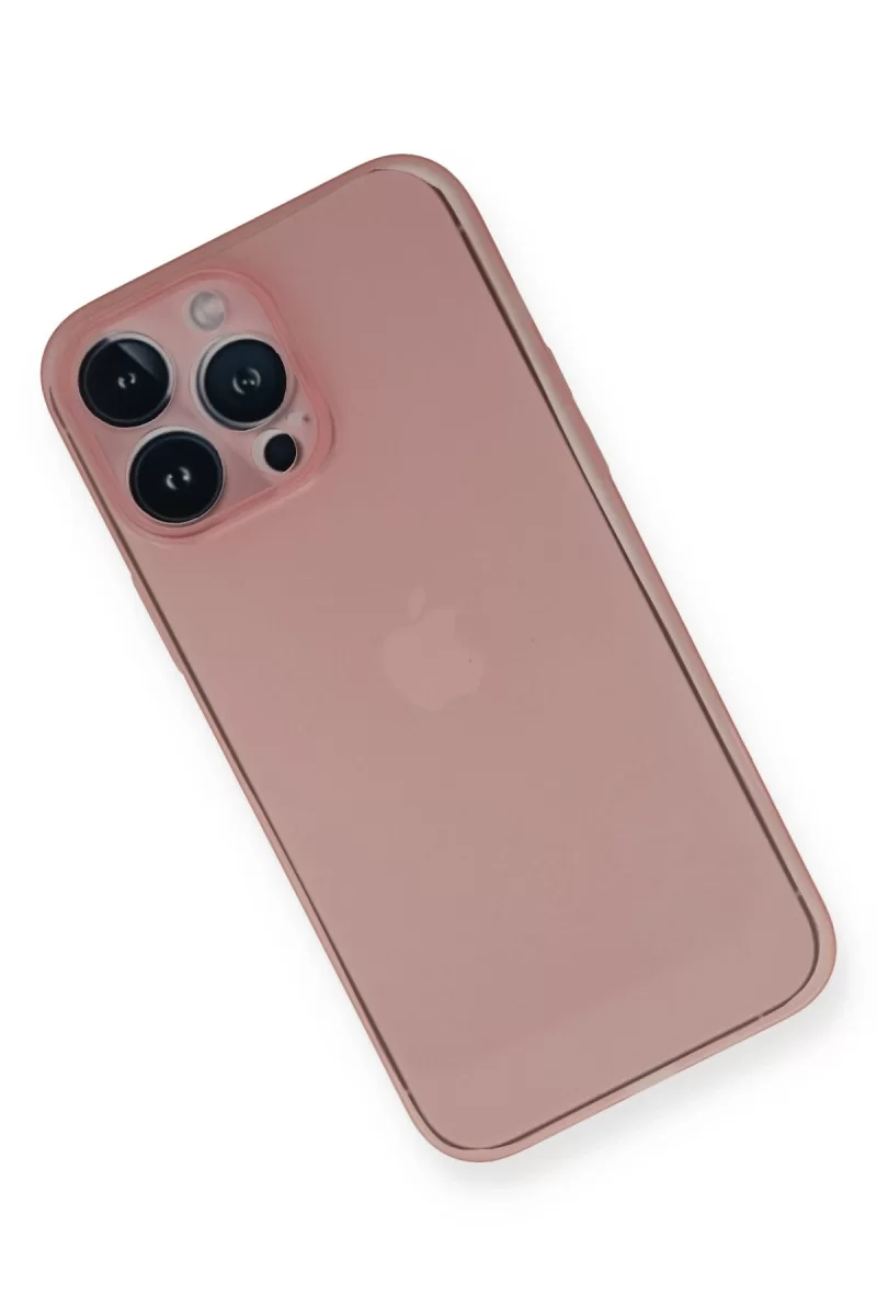 Newface Apple iPhone 14 Pro Kılıf PP Ultra İnce Kapak - Pembe