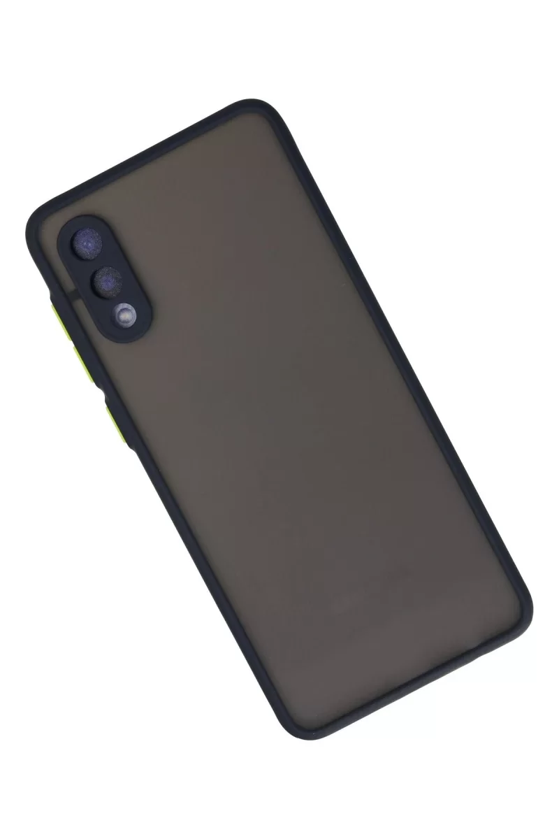 Newface Samsung Galaxy A02 Kılıf Montreal Silikon Kapak - Lacivert