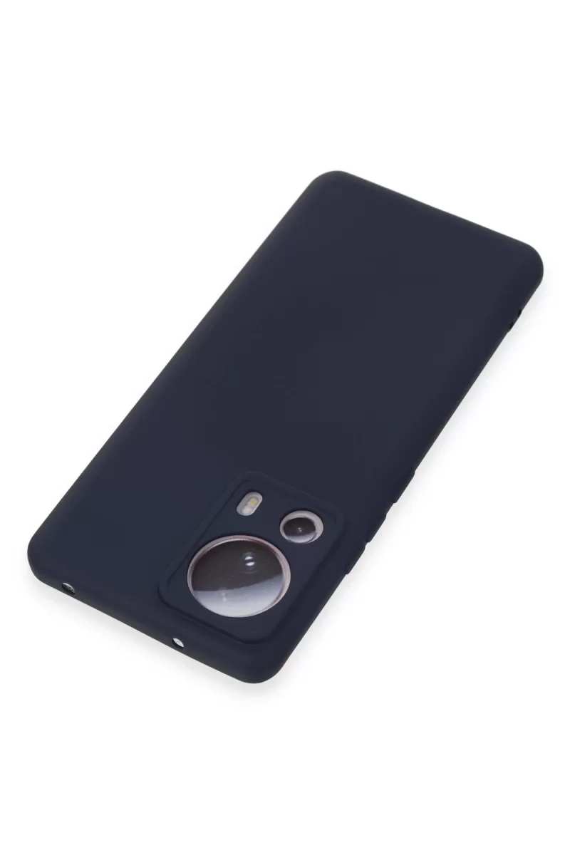 Newface Xiaomi Mi 13 Lite Kılıf Nano içi Kadife Silikon - Lacivert
