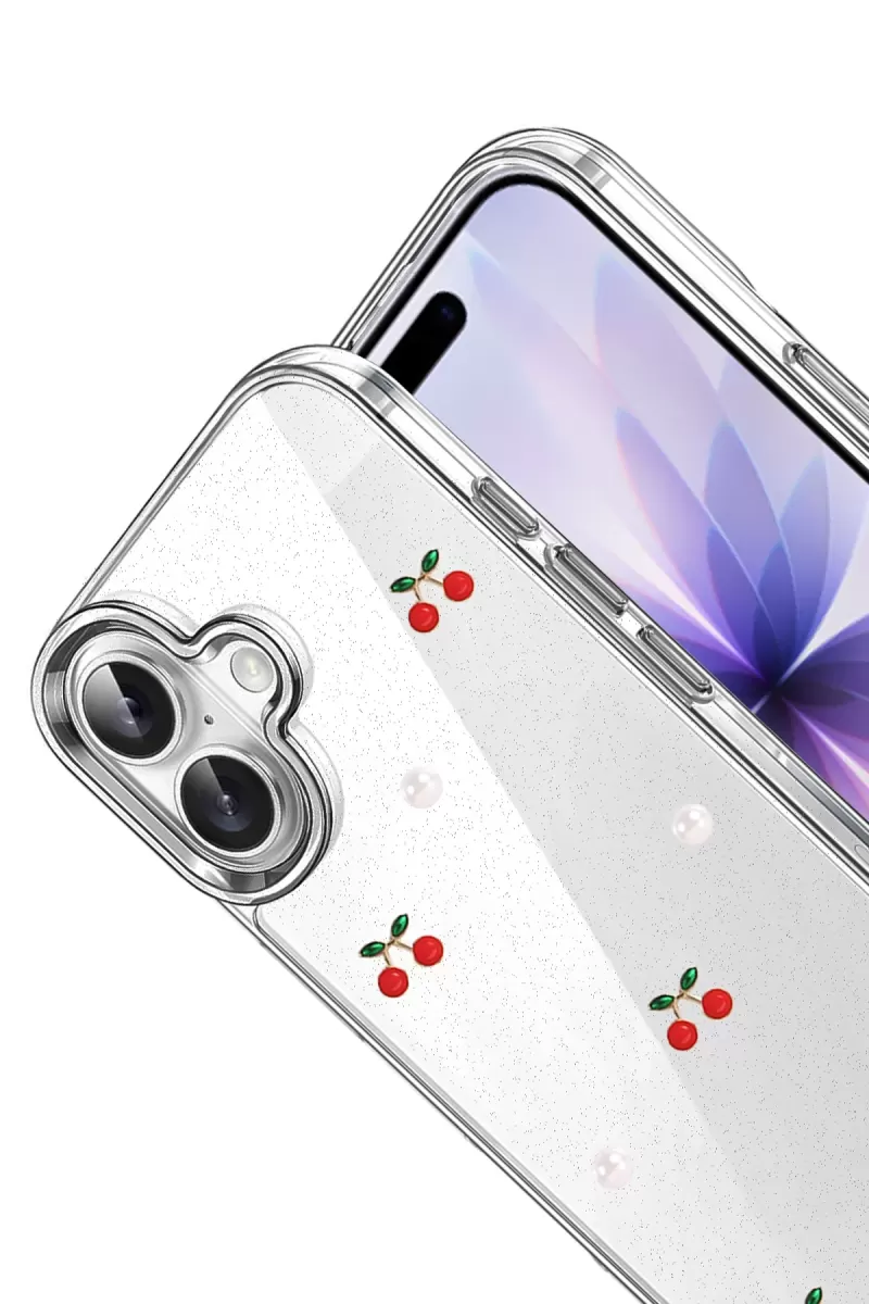 Newface Apple iPhone 16 Plus Fiyonk Desenli Kapak - Desen 9