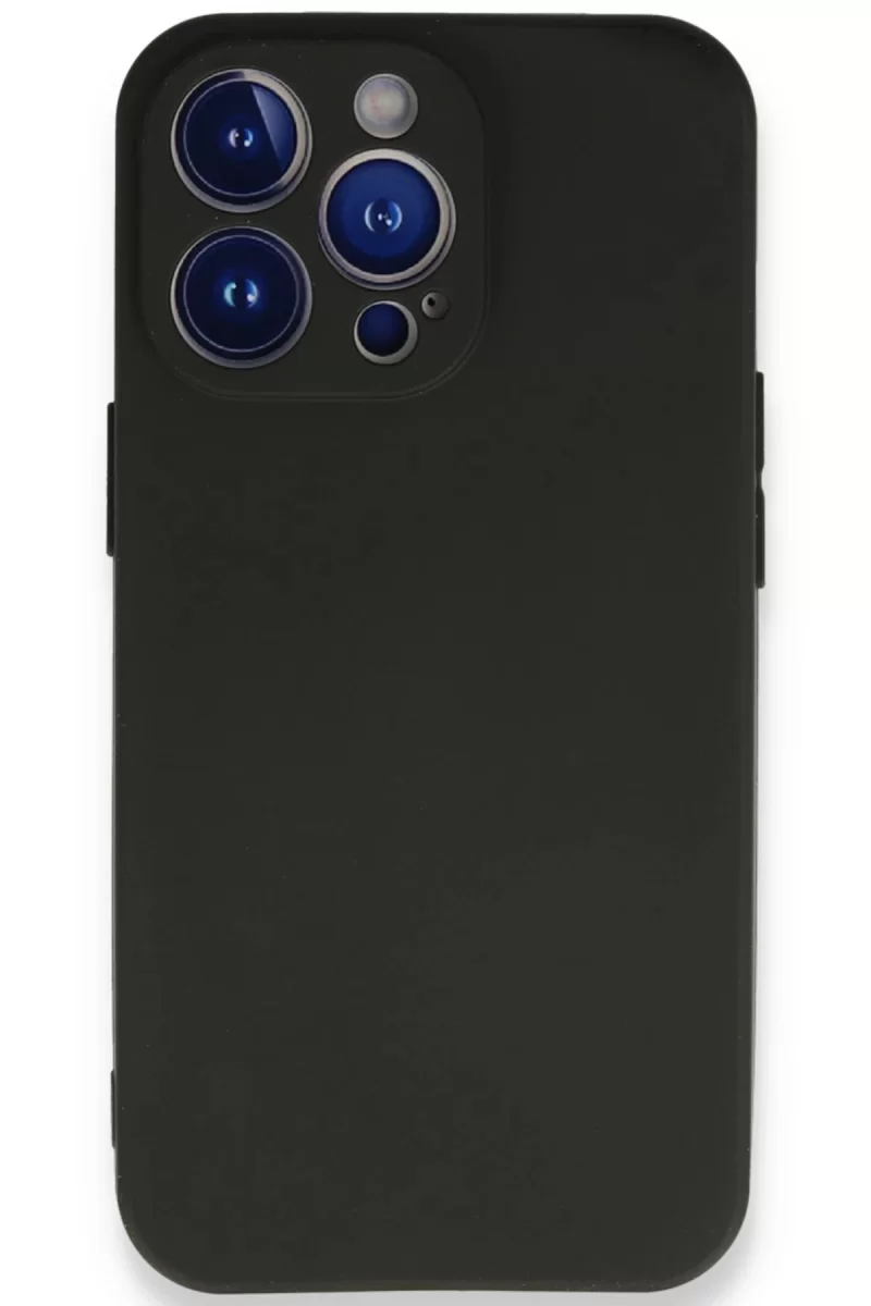 Newface Apple iPhone 14 Pro Max Kılıf First Silikon - Siyah