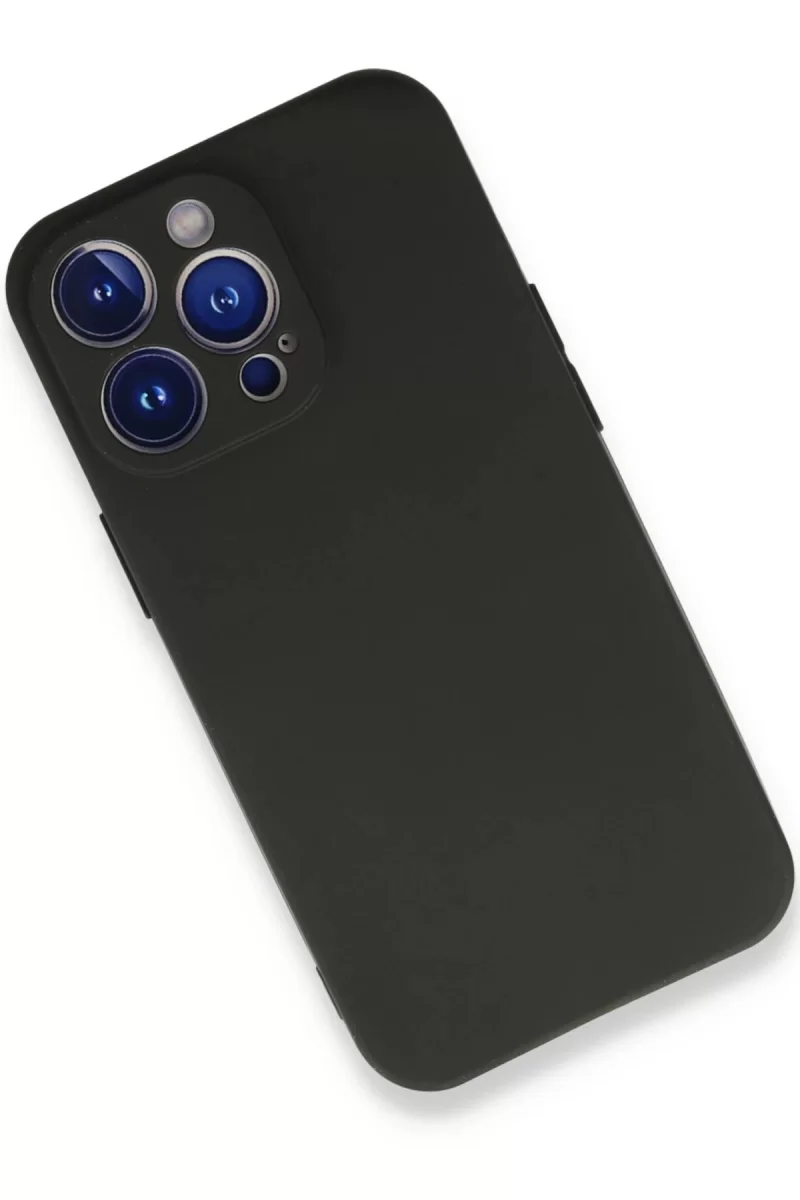 Newface Apple iPhone 14 Pro Max Kılıf First Silikon - Siyah