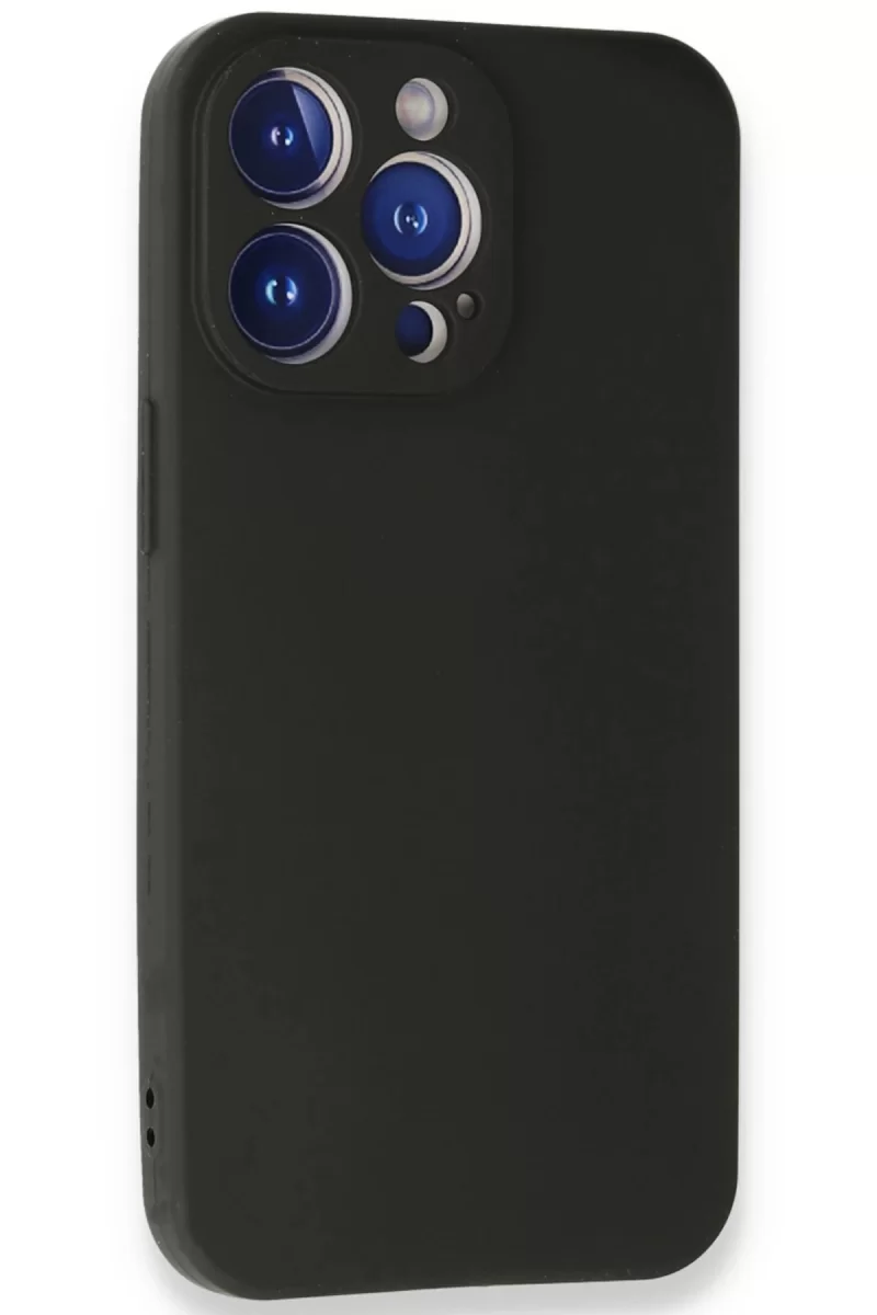 Newface Apple iPhone 14 Pro Max Kılıf First Silikon - Siyah