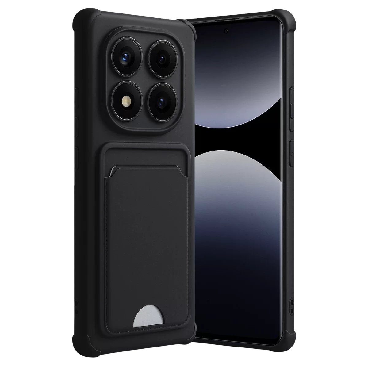 Newface Xiaomi Redmi Note 14 Pro Plus Kelvin Kartvizitli Silikon - Siyah