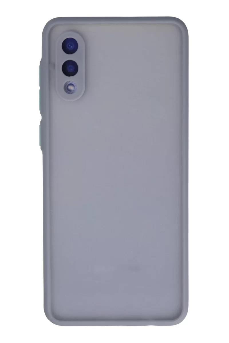 Newface Samsung Galaxy A02 Kılıf Montreal Silikon Kapak - Gri