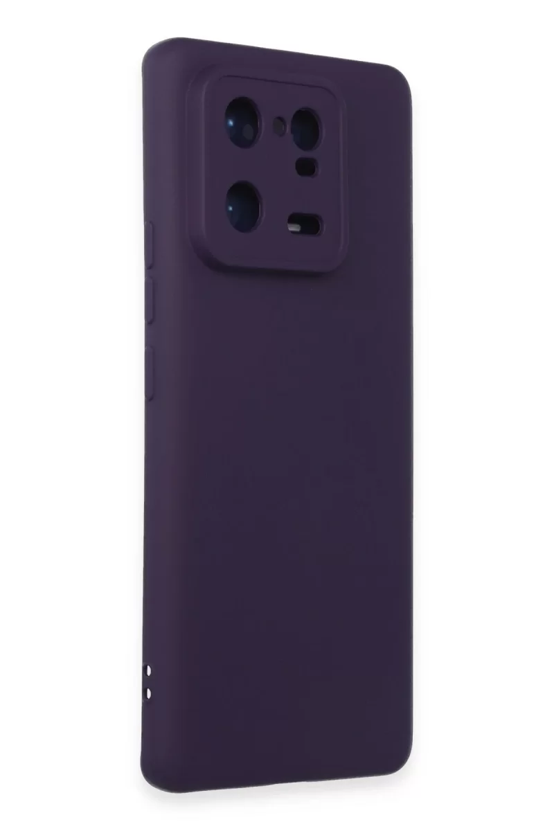 Newface Xiaomi Mi 13 Pro Kılıf Nano içi Kadife Silikon - Mor