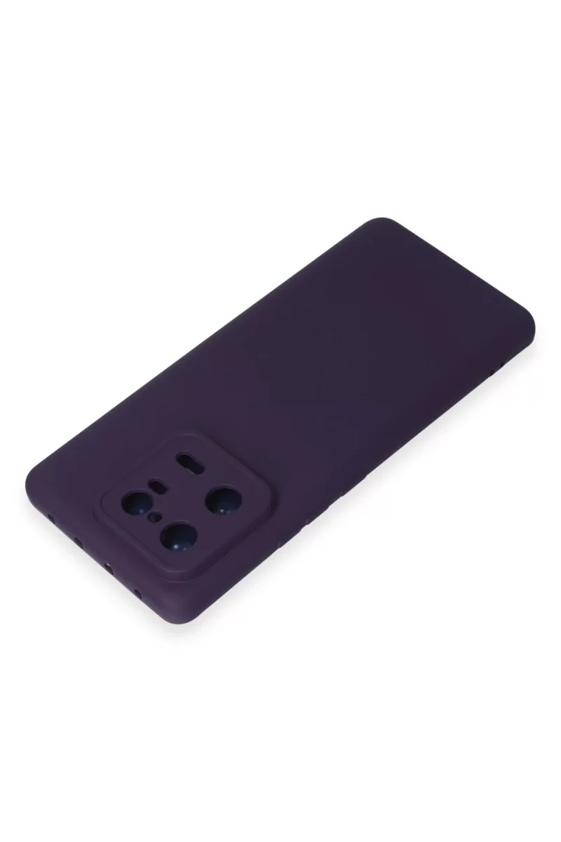 Newface Xiaomi Mi 13 Pro Kılıf Nano içi Kadife Silikon - Mor