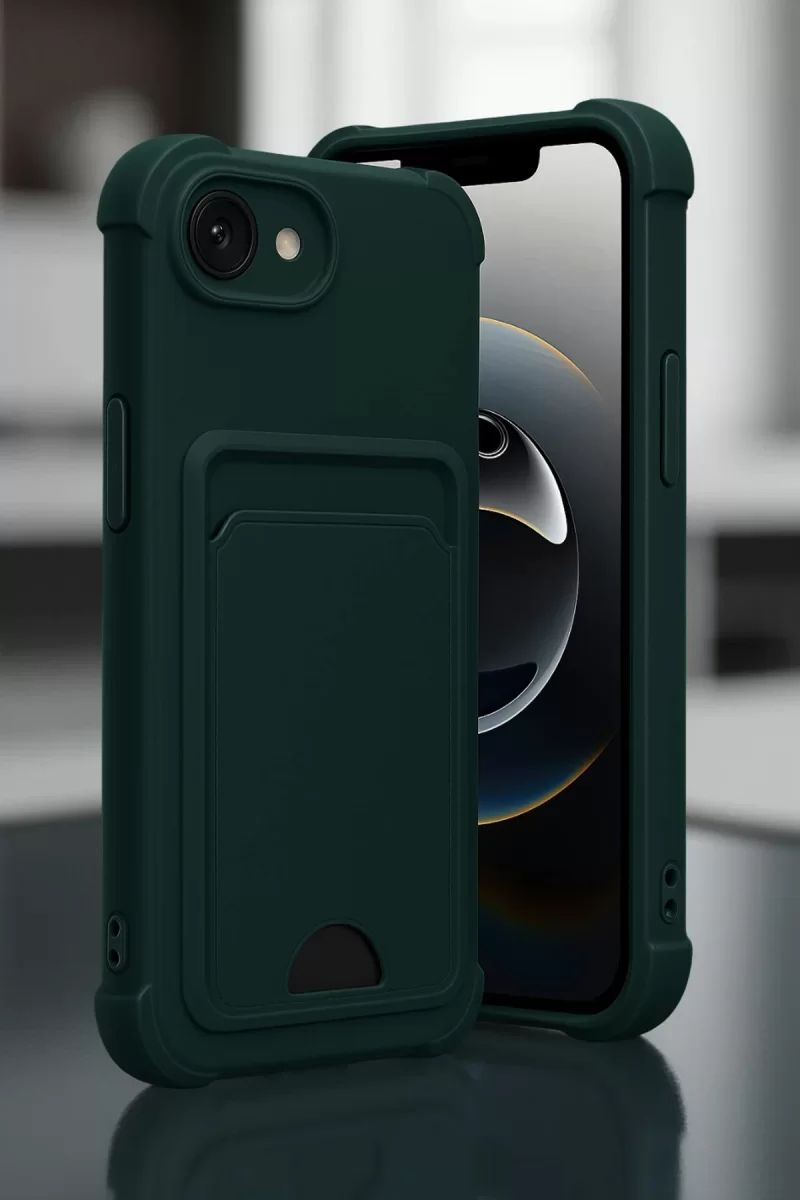 Newface Apple iPhone 16E Kelvin Kartvizitli Silikon - Lacivert