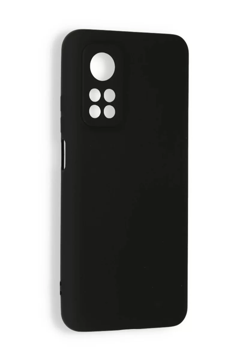 Newface Xiaomi Mi 10T Kılıf Nano içi Kadife Silikon - Siyah