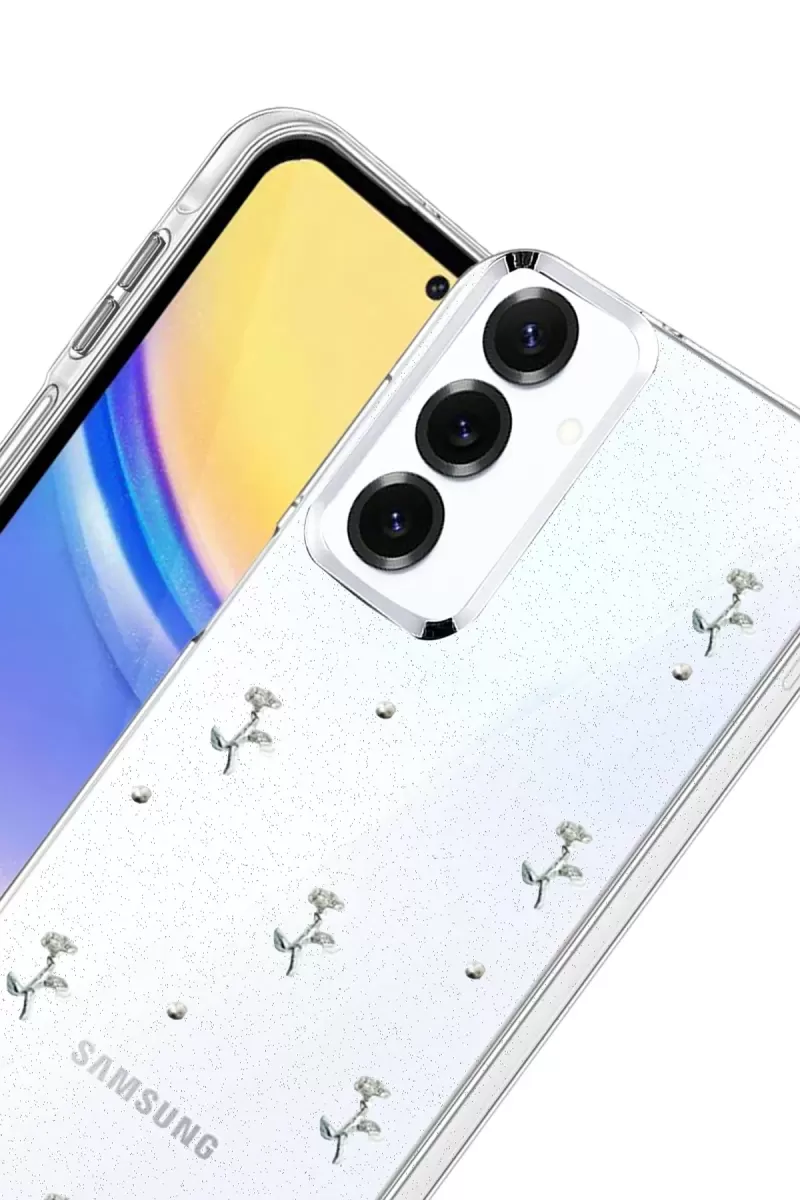 Newface Samsung Galaxy A34 5G Fiyonk Desenli Kapak - Desen 4