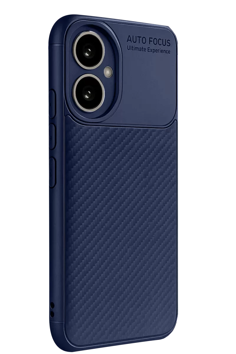 Newface Honor 400 Kılıf Auto Focus Karbon Kapak - Lacivert