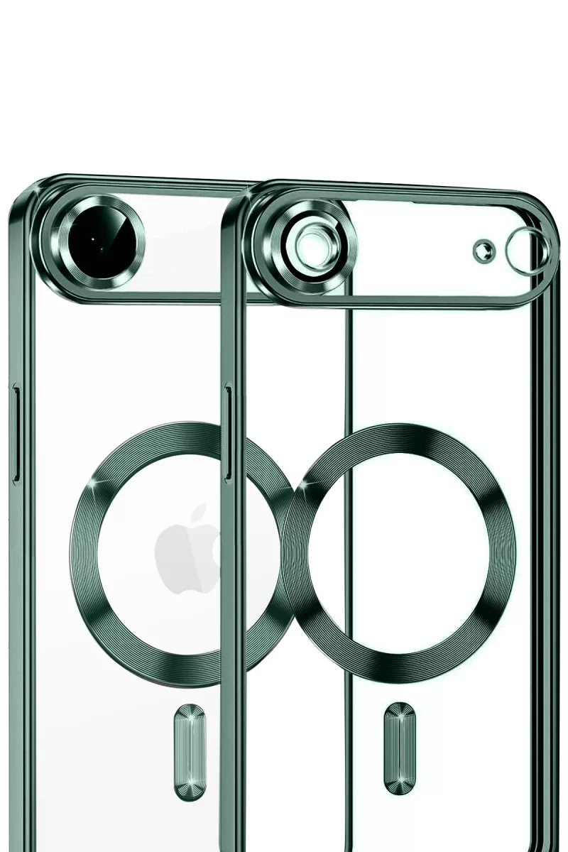 Newface Apple iPhone 17 Air Kross Magneticsafe Kapak - Koyu Yeşil