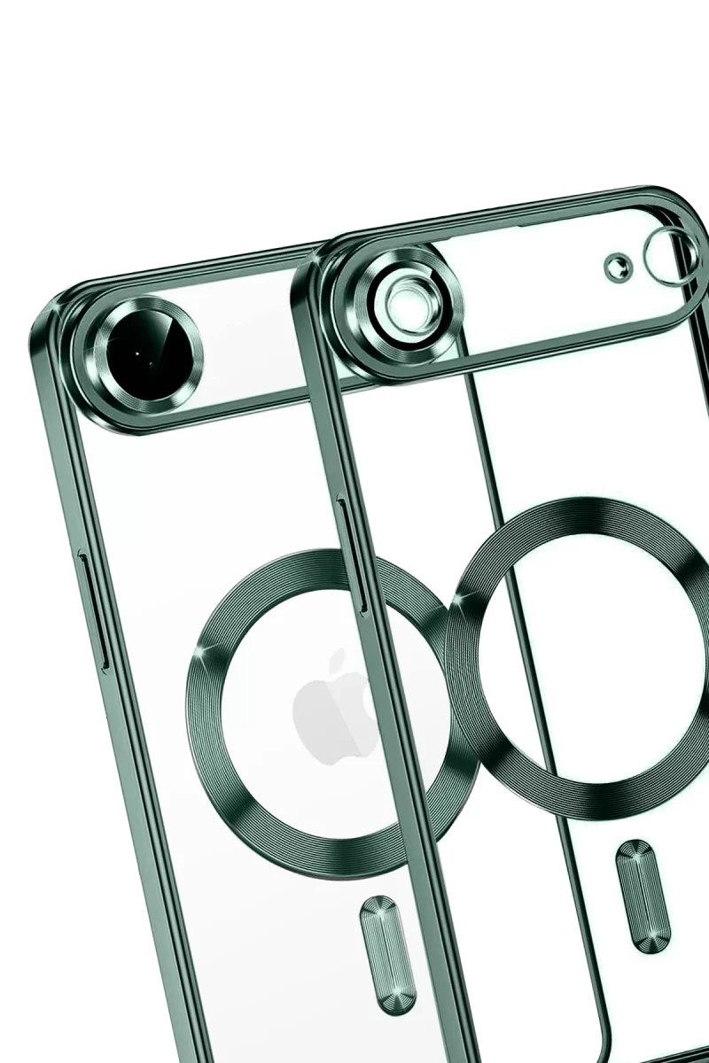 Newface Apple iPhone 17 Air Kross Magneticsafe Kapak - Koyu Yeşil