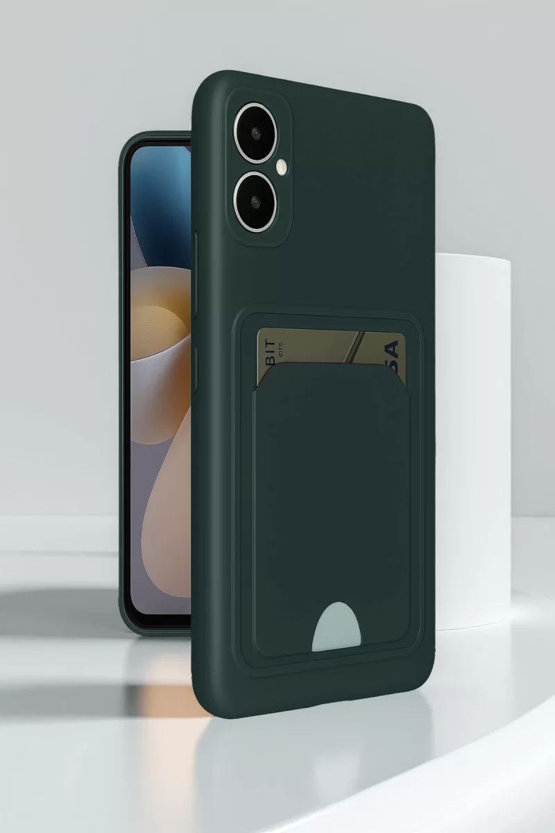 Newface Samsung Galaxy A05 Kelvin Kartvizitli Silikon - Bordo