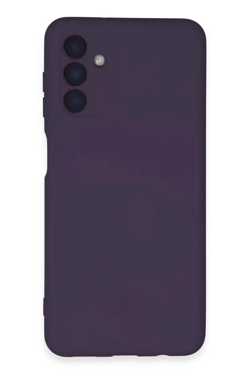 Newface Samsung Galaxy A24 4G Kılıf Nano içi Kadife Silikon - Mor