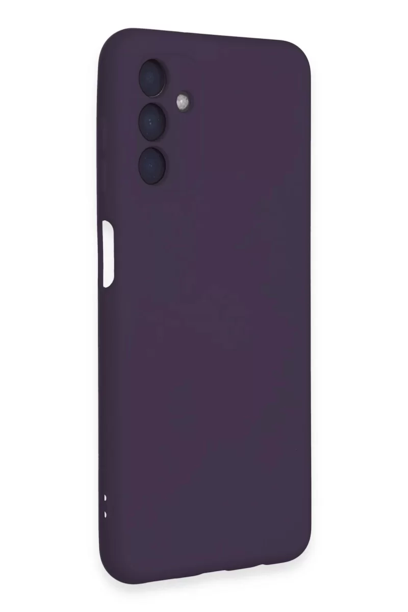Newface Samsung Galaxy A24 4G Kılıf Nano içi Kadife Silikon - Mor