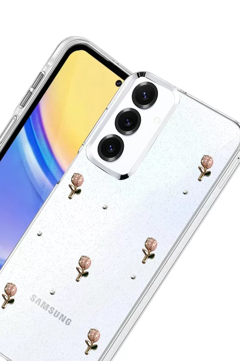 Newface Samsung Galaxy S23 FE Fiyonk Desenli Kapak - Desen 6