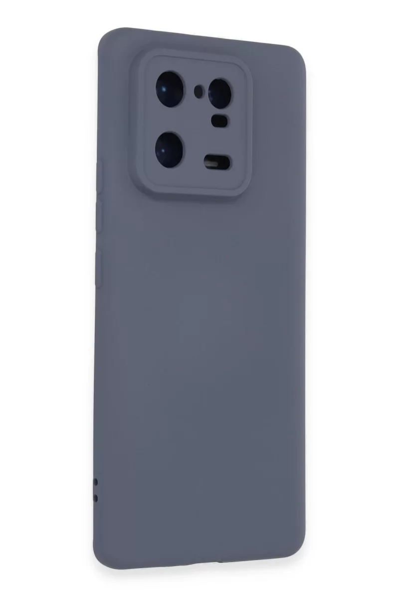 Newface Xiaomi Mi 13 Pro Kılıf Nano içi Kadife Silikon - Gri