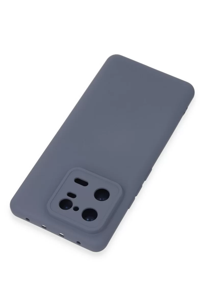 Newface Xiaomi Mi 13 Pro Kılıf Nano içi Kadife Silikon - Gri