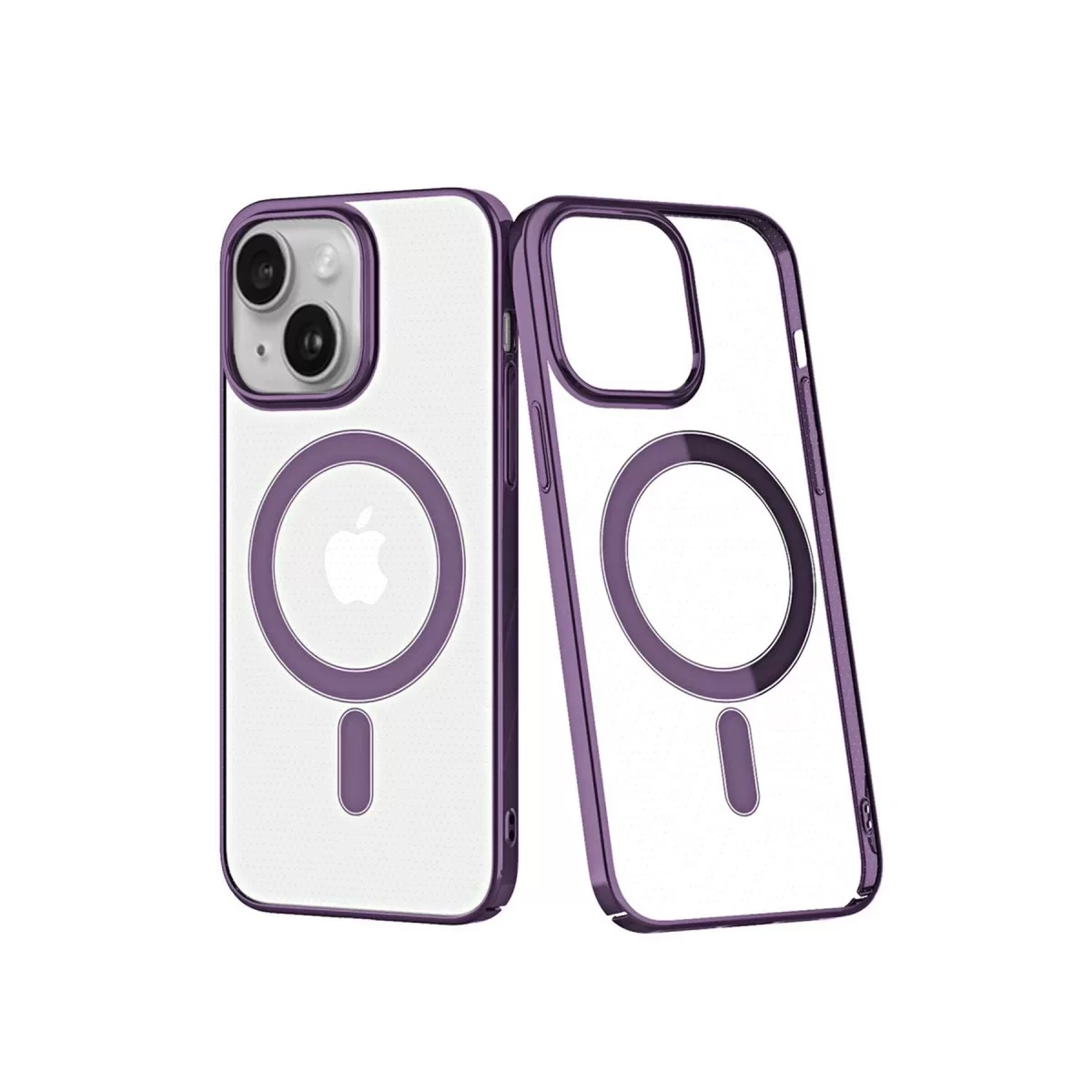 Newface Apple iPhone 14 Plus Kılıf Element Magneticsafe Sert Kapak - Mor