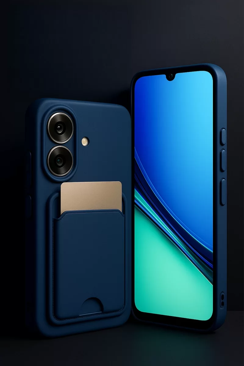 Newface Realme Note 60 Kelvin Kartvizitli Silikon - Derin Mor