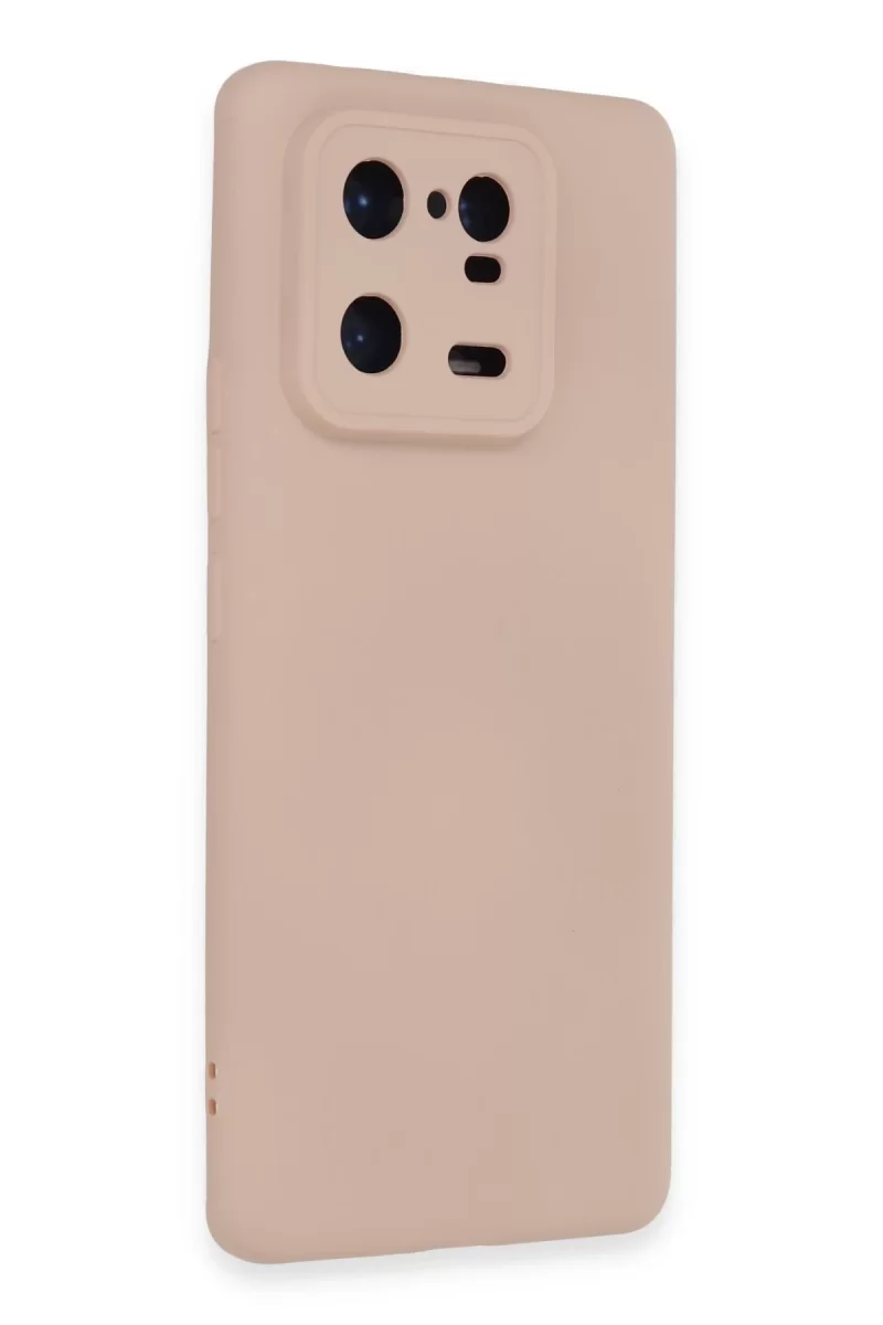 Newface Xiaomi Mi 13 Pro Kılıf Nano içi Kadife Silikon - Pudra