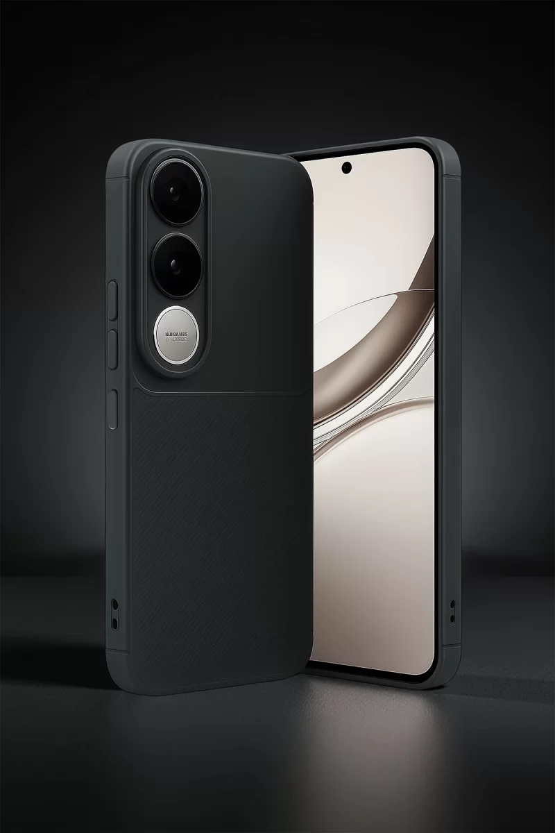 Newface Vivo V50 Lite 4G Auto Focus Karbon Kapak - Lacivert