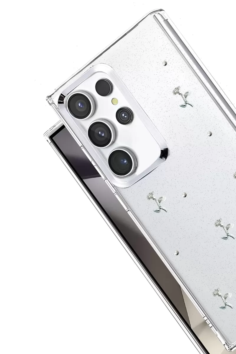 Newface Samsung Galaxy S24 Ultra Fiyonk Desenli Kapak - Desen 4
