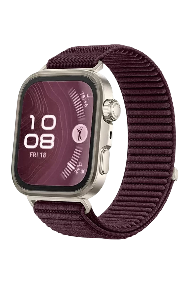 Newface Huawei Fit 4 Braid Kordon - Mürdüm