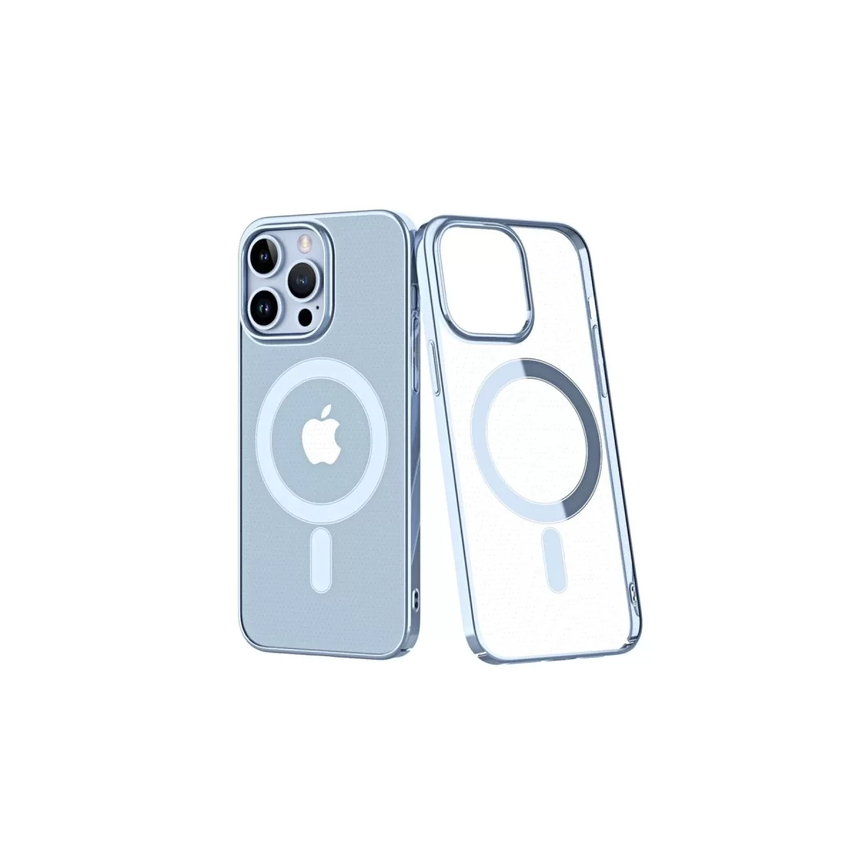 Newface Apple iPhone 14 Pro Kılıf Element Magneticsafe Sert Kapak - Sierra Blue