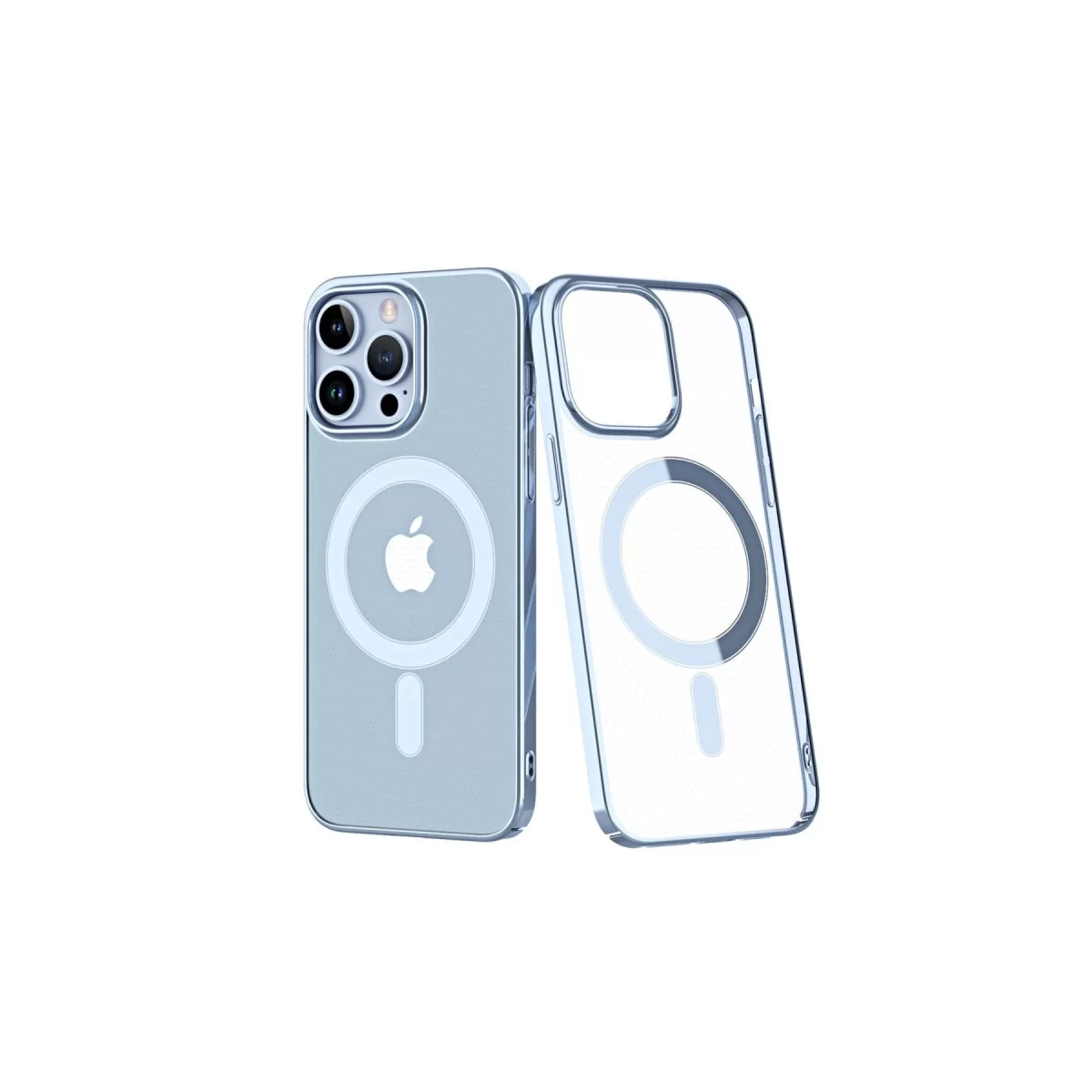 Newface Apple iPhone 14 Pro Kılıf Element Magneticsafe Sert Kapak - Sierra Blue