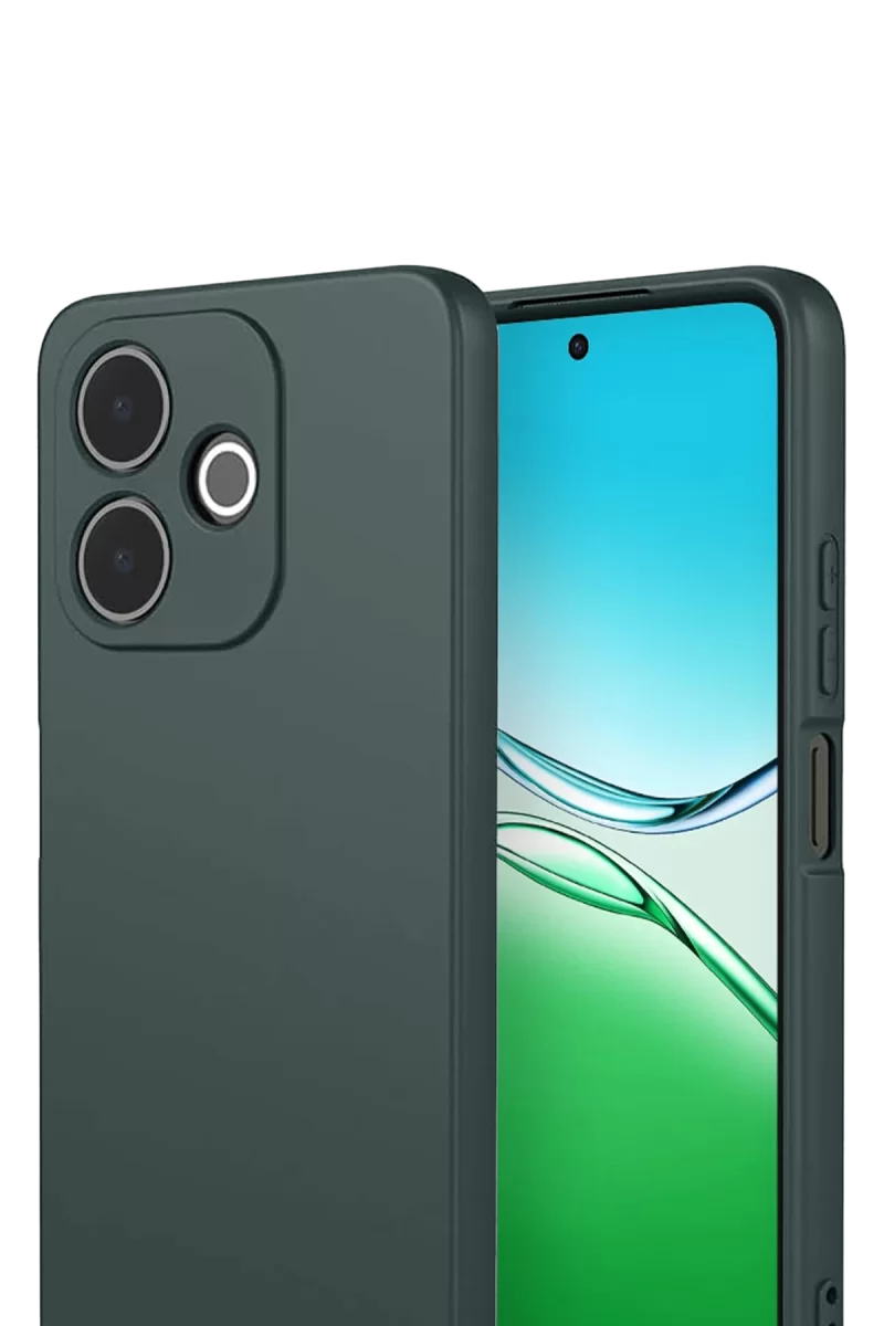 Newface Oppo A5 Pro 4G First Silikon - Koyu Yeşil