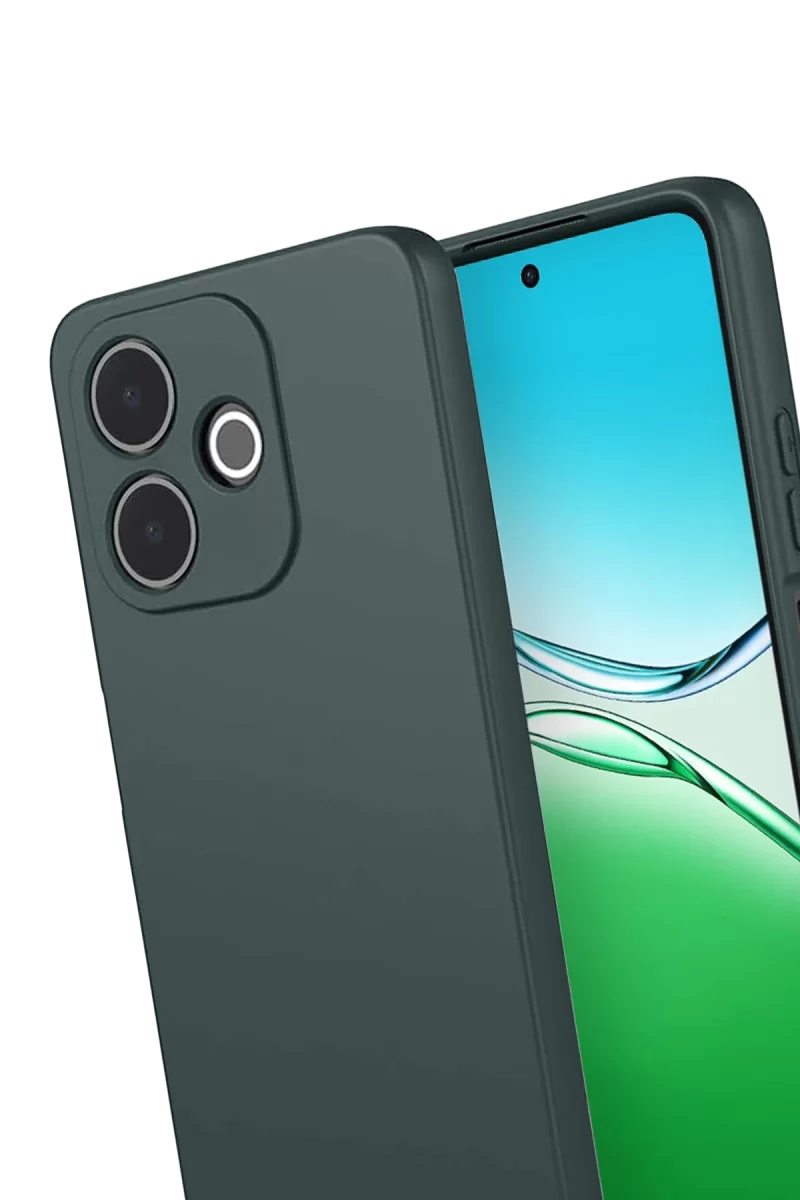 Newface Oppo A5 Pro 4G First Silikon - Koyu Yeşil